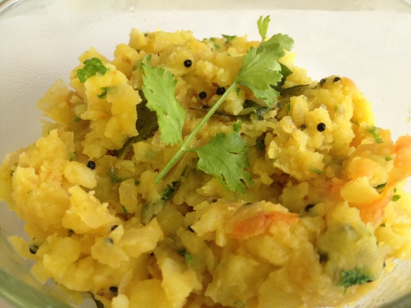 Quick Potato curry for Puri
